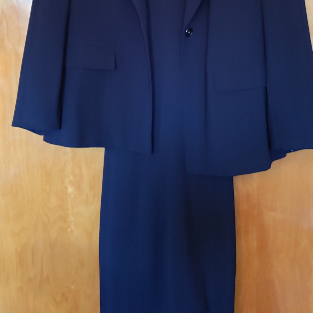 2 piece lined pant suit